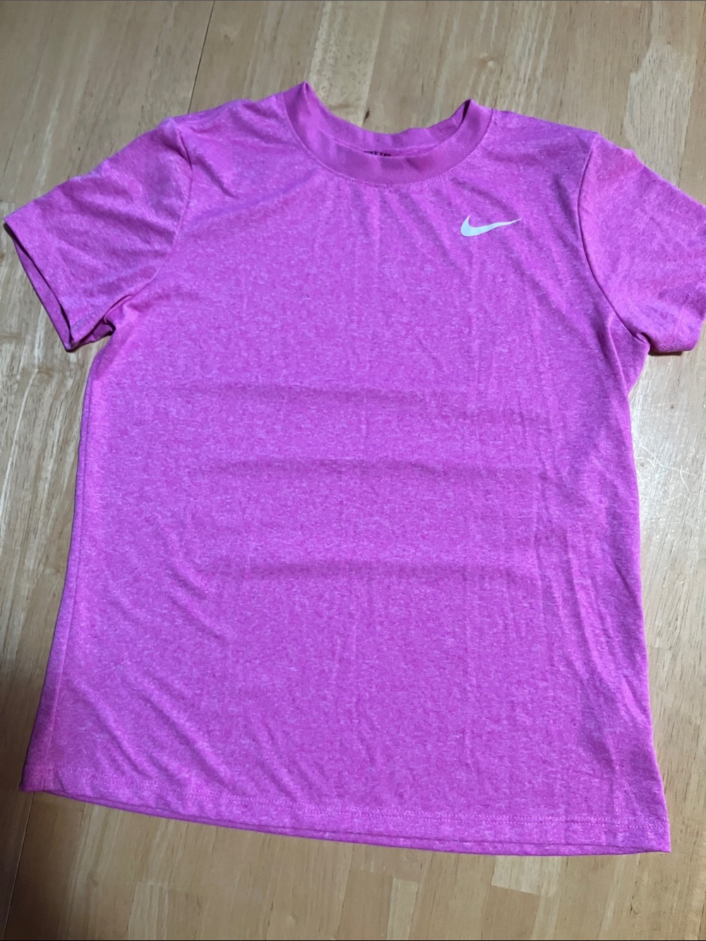 Nike Heathered Hot Pink Performance Tee Women’s Medium